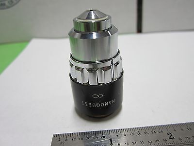 MICROSCOPE PART OBJECTIVE NANOQUEST 140X OPTICS  BIN#F1-16