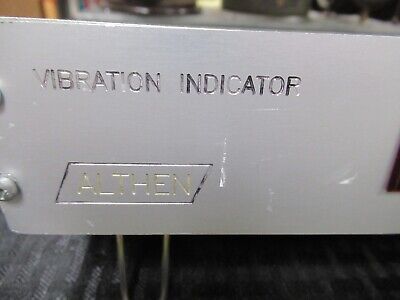 ALTHEN GERMANY READER DISPLAY VIBRATION MONITOR WITHOUT SENSOR AS PICTURED &TD-4