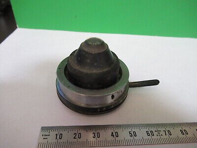 ANTIQUE SPENCER CONDENSER + IRIS OPTICS MICROSCOPE PART AS PICTURED &Q9-A-142