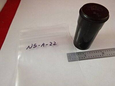 EMPTY ANTIQUE BRASS MICROSCOPE OBJECTIVE CONTAINER CARL ZEISS a3 AS IS N5-A-22