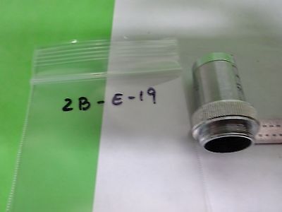 MICROSCOPE PART LEITZ GERMANY VINTAGE  OBJECTIVE PL 16X OPTICS AS IS BIN#2B-E-19