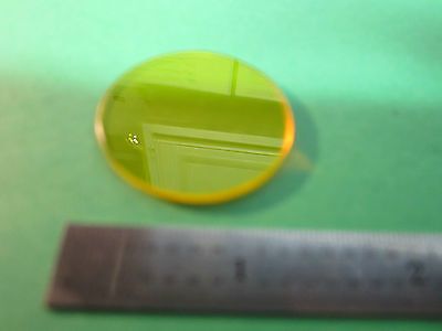 OPTICAL YELLOW FILTER MICROSCOPE OPTICS BIN#A4-40