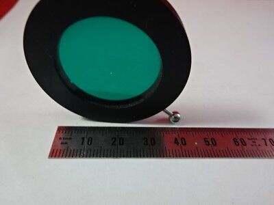 NIKON JAPAN GREEN GLASS FILTER OPTICAL MICROSCOPE PART OPTICS AS PICTURED &95-23