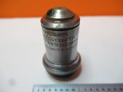 BAUSCH LOMB VINTAGE OBJECTIVE 97X OPTICS MICROSCOPE PART AS PICTURED &16-A-60