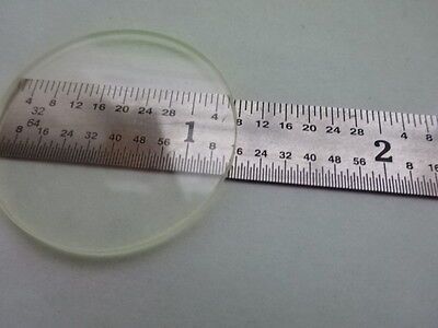 MICROSCOPE PART LEITZ GERMANY GLASS CLEAR YELLOW FILTER OPTICS #F5-B-14