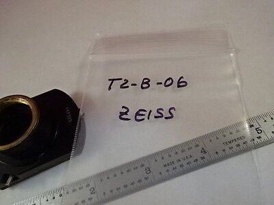 MICROSCOPE PART ZEISS POLARIZER OBJECTIVE HOLDER POL OPTICS AS IS #T2-B-06