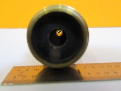 ANTIQUE BRASS ERNST LEITZ 1/12 OBJECTIVE MICROSCOPE PART AS PICTURED &7B-B-19