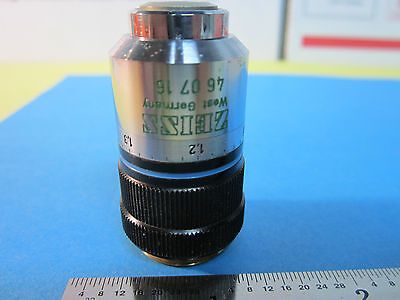 MICROSCOPE PART ZEISS GERMANY PH2 PLAN 40X OBJECTIVE OPTICS BIN#23-73