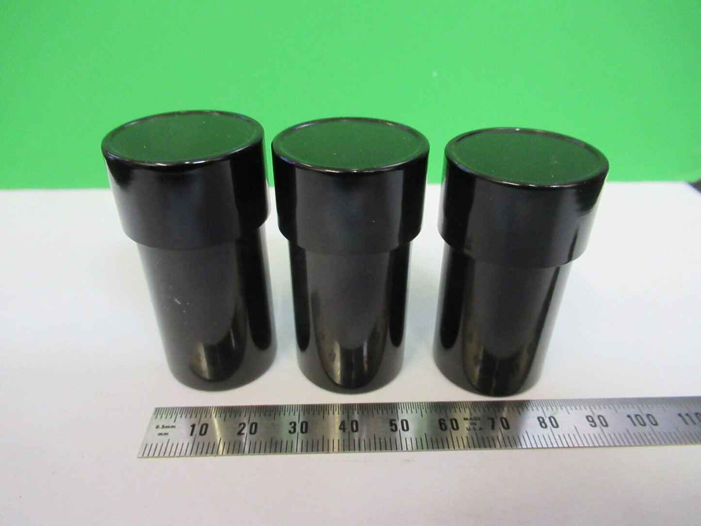 CARL ZEISS GERMANY LOT EMPTY PLASTIC CANS OB MICROSCOPE PART AS PICTURED F3-B-24