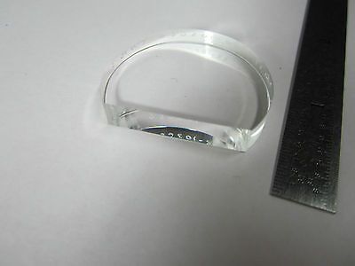 OPTICAL TRUNCATED ROUND BK7 GLASS WINDOW LASER OPTICS AS IS BIN#E1-17-8