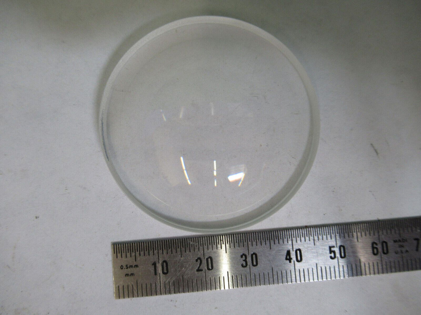 OPTICAL MIL SPEC BI CONCAVE LENS LASER OPTICS AS PICTURED Z1-A-153