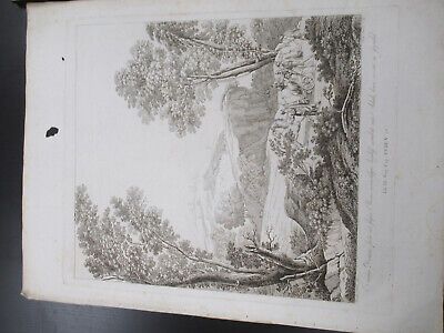 ANTIQUE ETCHING ITALIA ROME CIRCA 1810 GASPARD DUGHET PIETRO PARBONI AS PIC iv