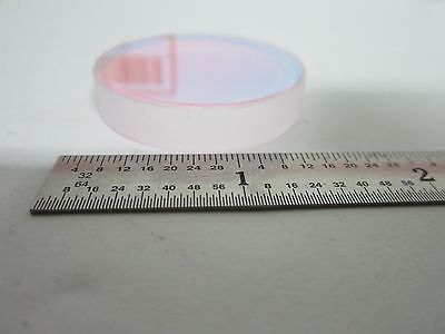 OPTICAL FLAT COATED MIRROR FILTER LASER OPTICS BIN#G8-05