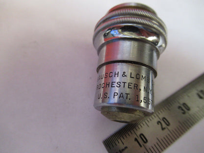 BAUSCH LOMB OPTICS 10X OBJECTIVE MICROSCOPE PART AS PICTURED #R3-C-24