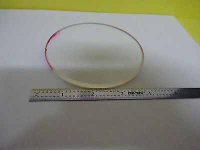 OPTICAL HUGE ROUND TOOL MAKER MICROSCOPE GLASS PLATE OPTICS AS IS BIN#X6-14