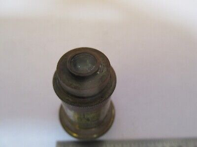 ANTIQUE BRASS OBJECTIVE MICROSCOPE PART AS PICTURED &7B-B-86