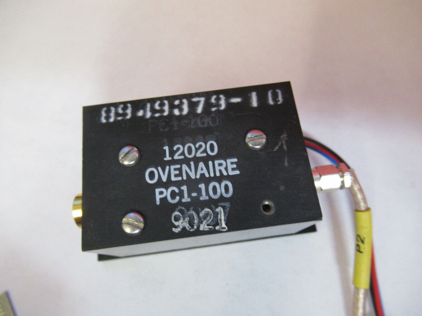 12020 OVENAIRE PC1-100 RF MICROWAVE DEVICE MIL SPEC BAE AS PICTURED &Q3-B-05