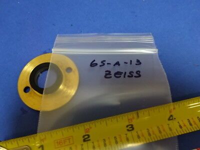 MICROSCOPE SPARE PART ZEISS GERMANY IN35 MOUNTED LENS OPTICS  #65-A-13