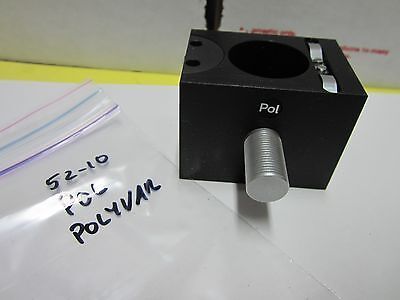 OPTICAL MICROSCOPE POLYVAR LEICA REICHERT POL CUBE NOMARSKI OPTICS BIN#52-10