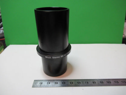 WILD HEERBRUGG CAMERA ADAPTER STEREO 40/14 OPTICS MICROSCOPE PART 304490 83-B-47