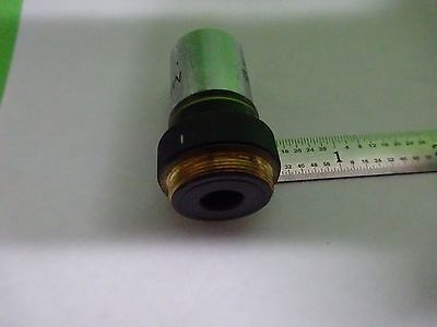 FOR PARTS MICROSCOPE OBJECTIVE OLYMPUS JAPAN MPLAN 40X OPTICS AS IS BIN#W8-66