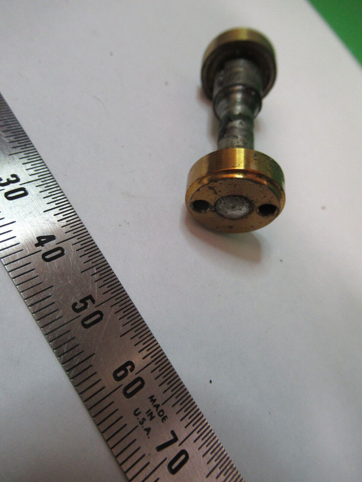 AO SPENCER SPANNER NUTS  BRASS ANTIQUE MICROSCOPE PART AS PICTURED &R2-A-14