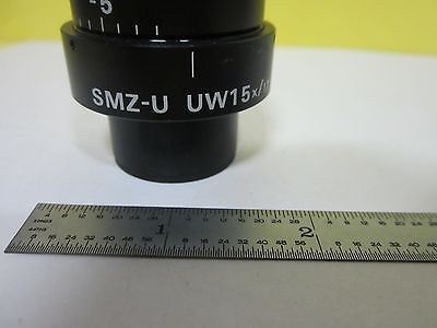 MICROSCOPE PART NIKON JAPAN SMZ-U  UW15X/17  OPTICS AS IS BIN#T6-28