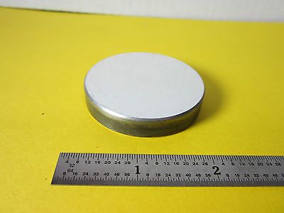 OPTICAL SOLID STAINLESS STEEL MIRROR FOR PARTS NEEDS POLISHING OPTICS BIN#D1-31