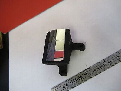 BAUSCH LOMB MOUNTED GLASS PRISM MICROSCOPE PART AS PICTURED &B9-FT-05