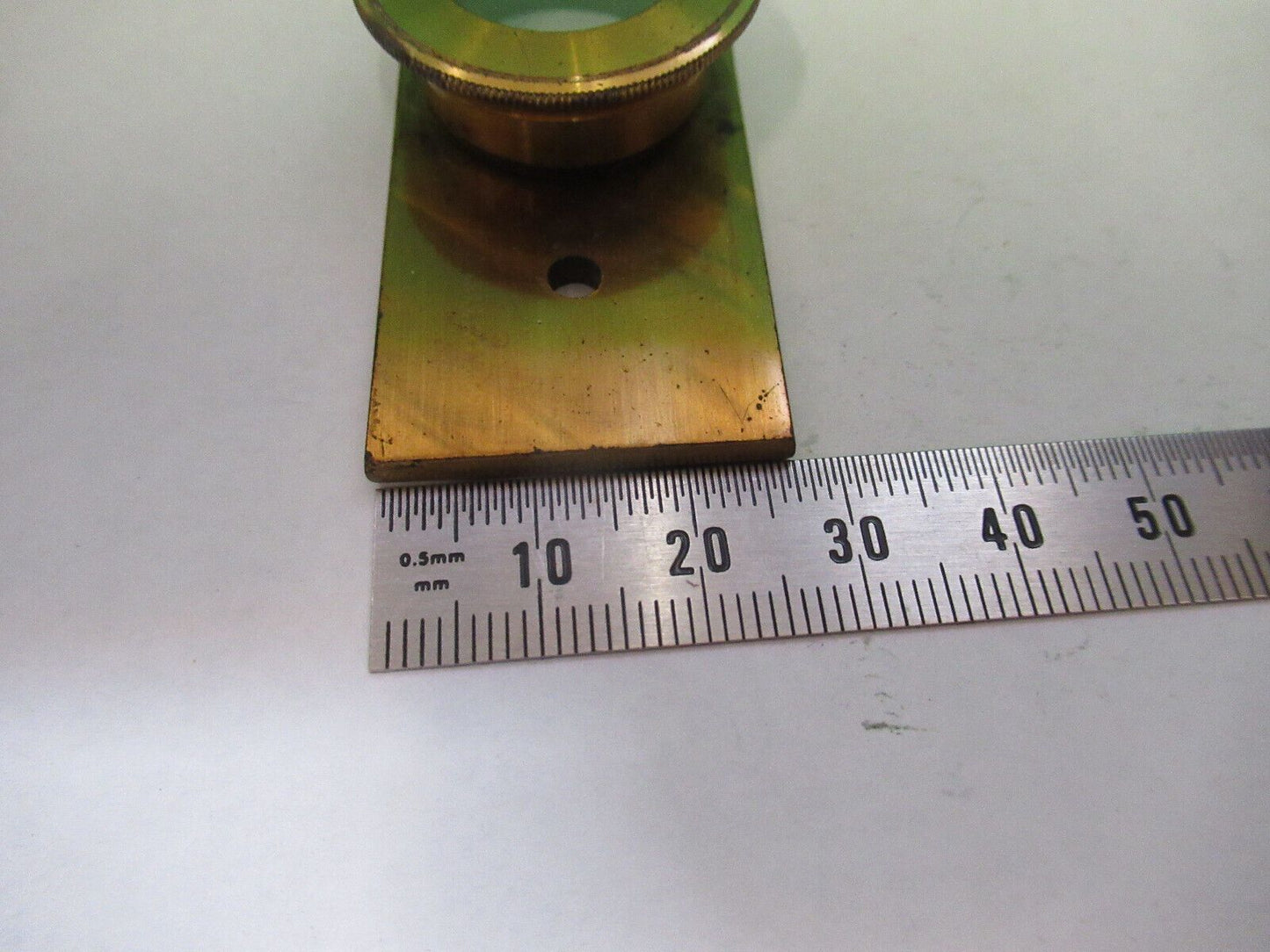 ANTIQUE BRASS COMPRESSORIUM UK SLIDE WATSON MICROSCOPE PART AS PICTURED &R2-B-60