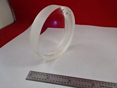 LARGE LENS CONVEX CONCAVE VERY NICE OPTICAL LASER OPTICS AS PICTURED &67-A-05