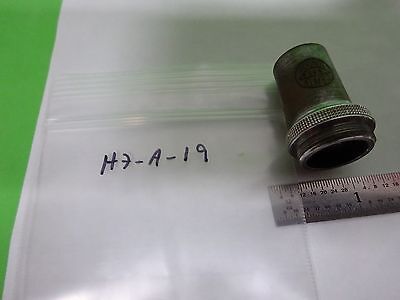 MICROSCOPE PART OBJECTIVE VINTAGE BAKER LONDON 1/6" OPTICS AS IS BIN#H7-A-19