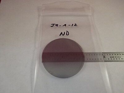 OPTICAL NEUTRAL DENSITY FILTER ND GLASS OPTICS AS IS #J9-A-12