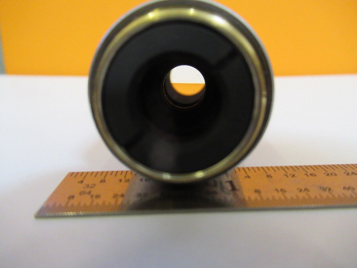 OLYMPUS JAPAN OBJECTIVE DPLAN 10X/160 LENS MICROSCOPE PART AS PICTURED &A5-A-17