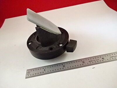 MICROSCOPE PART AO ILLUMINATOR MIRROR + DIAPHRAGM IRIS AMERICAN OPTICS  #J6-99B