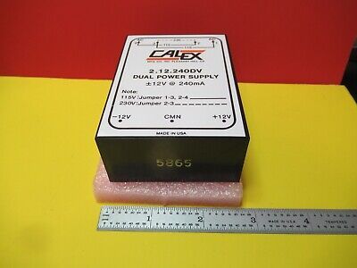 CALEX ELECTRIC POWER SUPPLY CONVERTER 2.12.240DV 12V 115V AS PICTURED &16-C-51