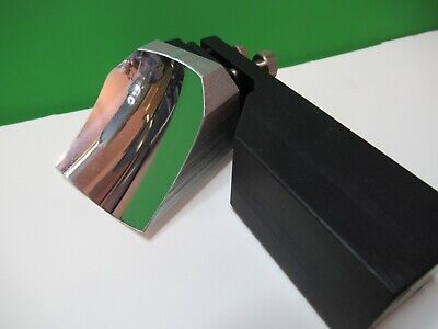 OPTICAL CONCAVE MIRROR ALUMINUM METAL fair, stained OPTICS AS PICTURED &15-A-07