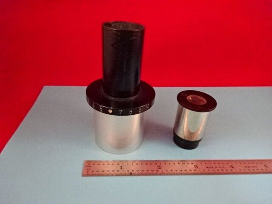 LEITZ WETZLAR GERMANY CAMERA ADAPTER + OCULAR MICROSCOPE PART OPTICS &R3-A-08