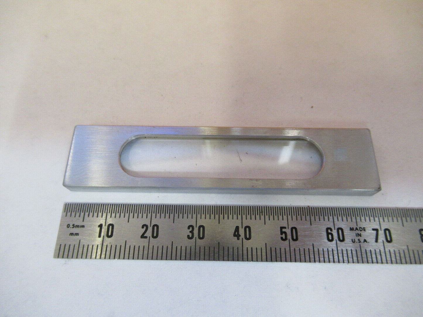 BAUSCH LOMB QUARTZ WEDGE SLIDE POL MICROSCOPE PART AS PICTURED #P4-B-71