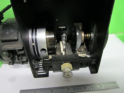 MICROSCOPE PART ARISTOPLAN LAMP HOUSING LEITZ GERMANY 307-148 [RUSTY] BIN#64i