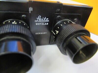 LEITZ GERMANY SM-LUX HEAD BINOCULAR OPTICS MICROSCOPE PART AS PICTURED &4T-A-32