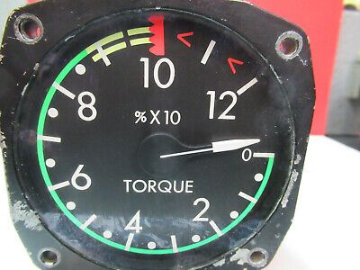 AIRCRAFT BELL INDICATOR TORQUEMETER 209-075-657-101  AS PICTURED &C1-A-23