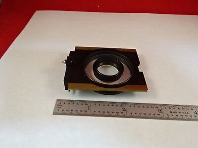 MICROSCOPE PART ZEISS POLARIZER OBJECTIVE HOLDER POL OPTICS AS IS #X6-B-13