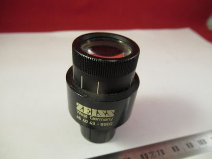 ZEISS GERMANY EYEPIECE OCULAR 464043 OPTICS MICROSCOPE PART AS PICTURED &39-A-19