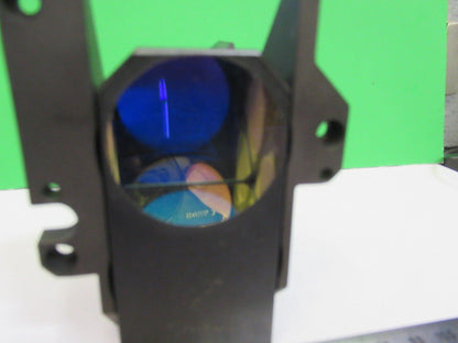 OPTICAL MIL SPEC GLASS PRISM ASSEMBLY COATED LASER OPTICS AS PICTURED &G2-A-45