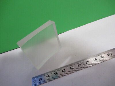 OPTICAL FROSTED GLASS BLOCK, one side polished pl-cc OPTICS AS PICTURED Z1-A-101