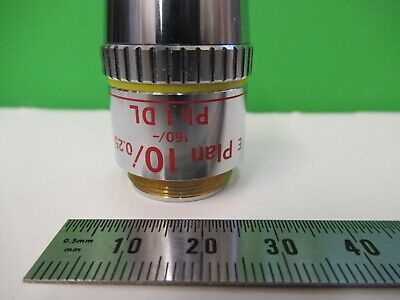 NIKON OBJECTIVE PH1 10X /160 MICROSCOPE PART OPTICS AS PICTURED &15-A-23