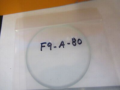 GLASS PLATE STAGE MICROSCOPE PART OPTICS AS PICTURED &F9-A-80