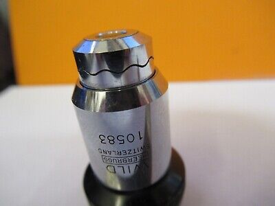 WILD SWISS 40X OBJECTIVE PH PHASE OPTICS MICROSCOPE PART AS PICTURED &8M-A-12