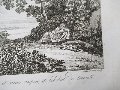 ANTIQUE ETCHING ITALIA ROME CIRCA 1810 GASPARD DUGHET PIETRO PARBONI AS PIC xii